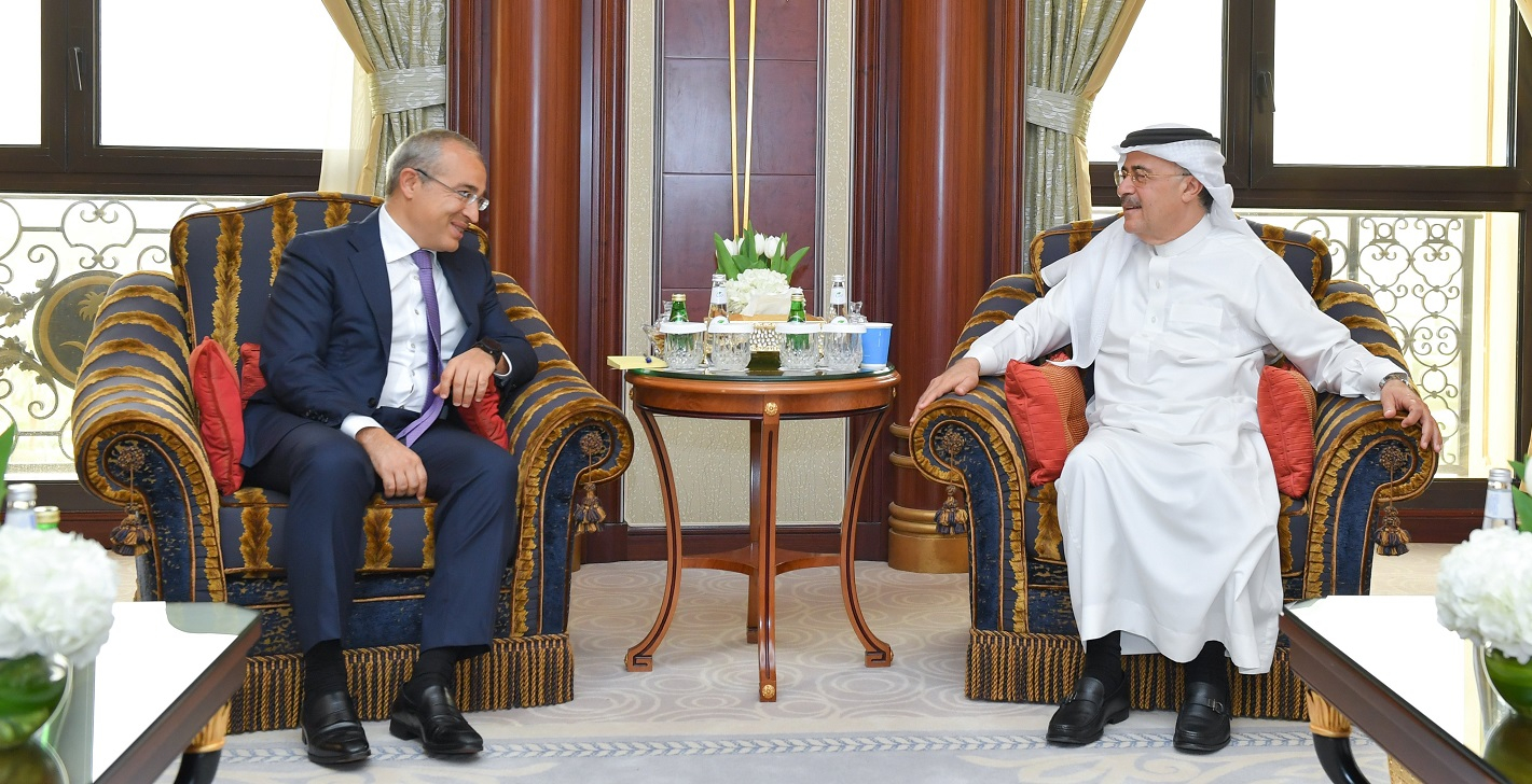 Mikayıl Cabbarov “Saudi Aramco”nun prezidenti ilə görüşüb - FOTO