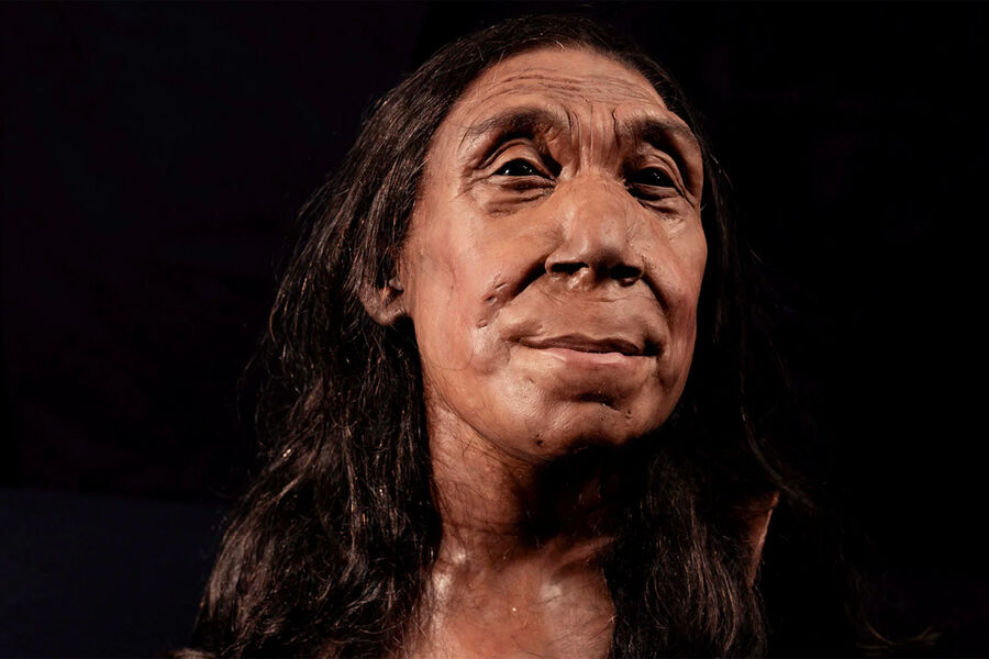 75 min il əvvəl yaşamış neandertal qadının GÖRÜNTÜSÜ