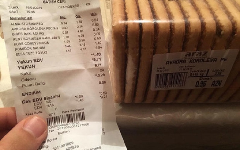 “Araz” supermarketi məhsulun bitmə tarixini dəyişdirir - FOTO