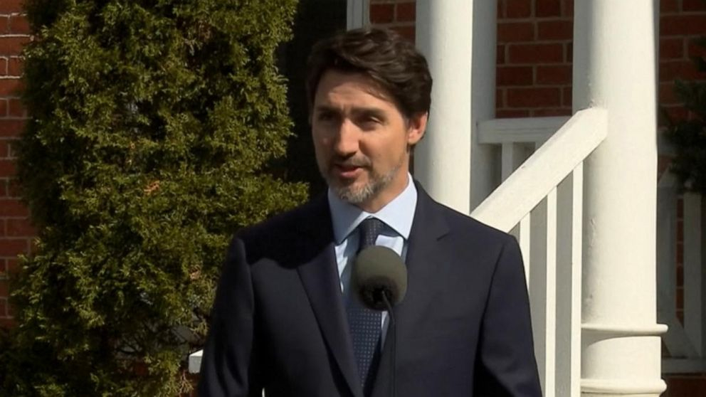Karantinə alınan Kanadanın baş naziri danışdı - VİDEO