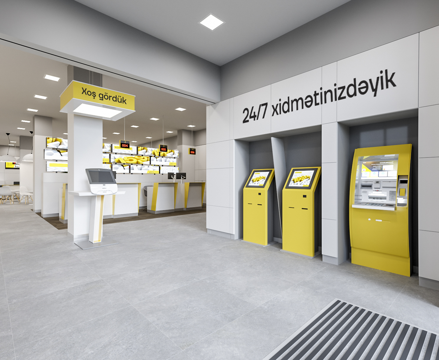 Yelo Bank yeni konseptdə filialın açılışına hazırlaşır