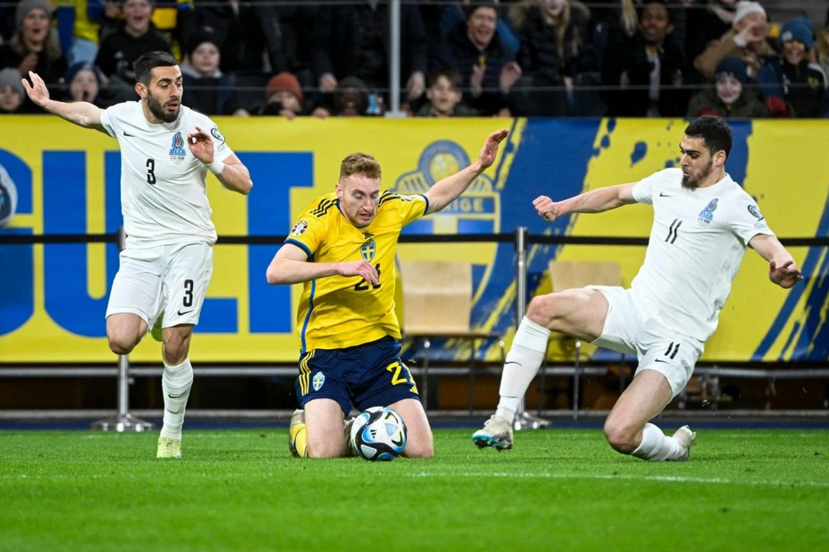 Millətlər Liqası: İsveç yığması Azərbaycan millisini 6:0 hesabı ilə məğlub edib