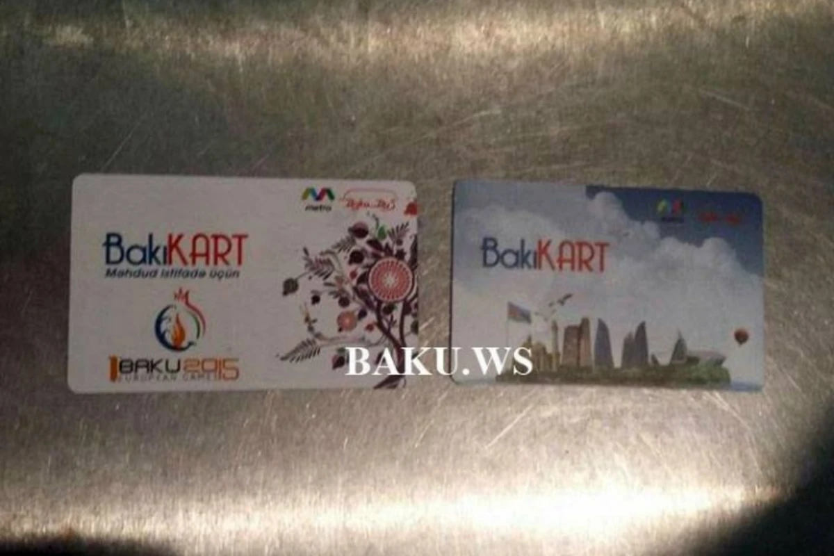 Bakı metrosunun yeni 20 qəpiklik kartları (FOTO)