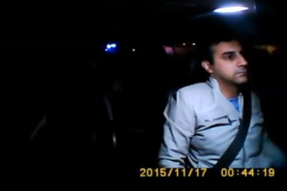 Bakıda yol polisi ilə sürücü arasında mübahisə (VİDEO)