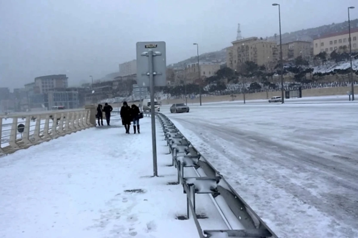 Yol Polisindən sürücülərə qar xəbərdarlığı