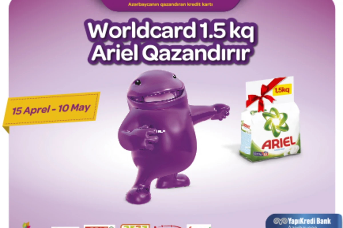 Worldcard Ariel qazandırır