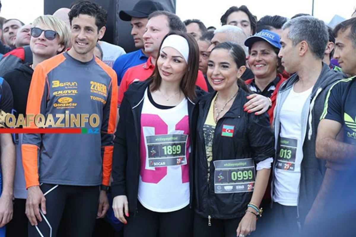 Leyla Əliyeva Bakı Marafonu 2016ya qatıldı (FOTO)