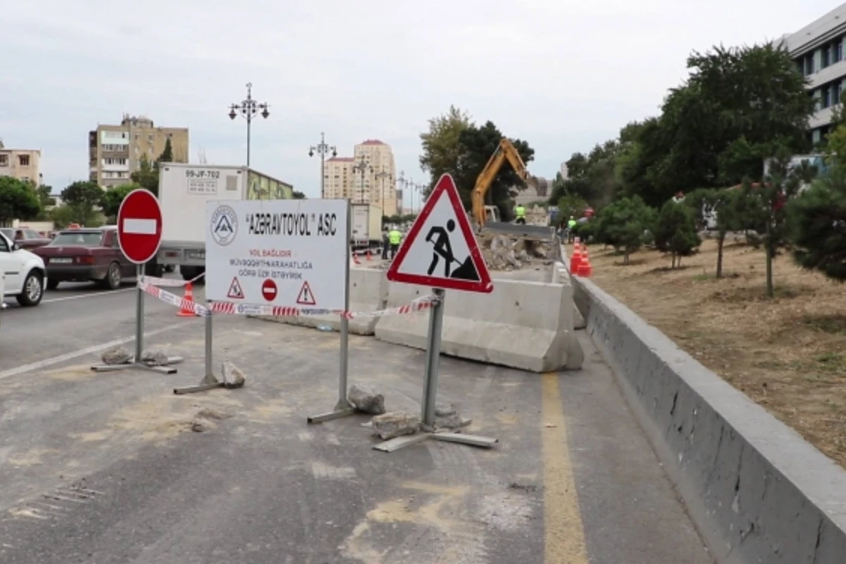 Sürücülərin nəzərinə: bu yol təmirə bağlandı