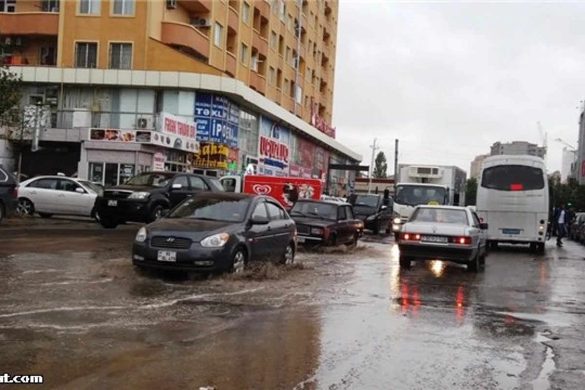 Yağışdan sonrakı Bakı… - Foto+Video