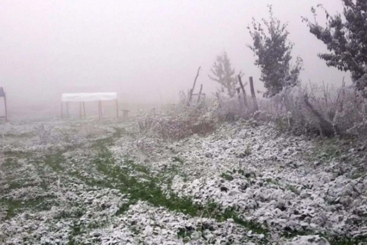 Azərbaycana 18 sm-lik qar yağdı, temperatur mənfi 5,5 dərəcəyə düşdü