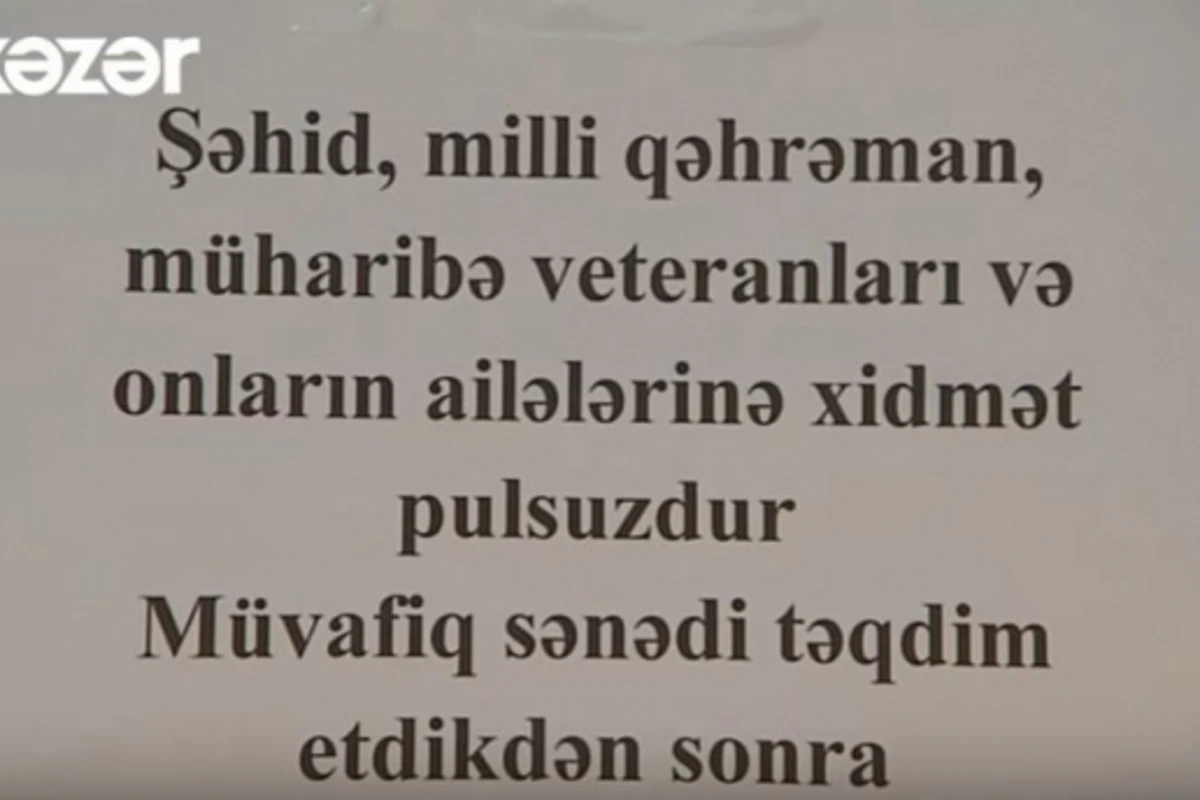 Bu restoranda veteranlara, şəhid ailələrinə pulsuz xidmət göstərilir (VİDEO)