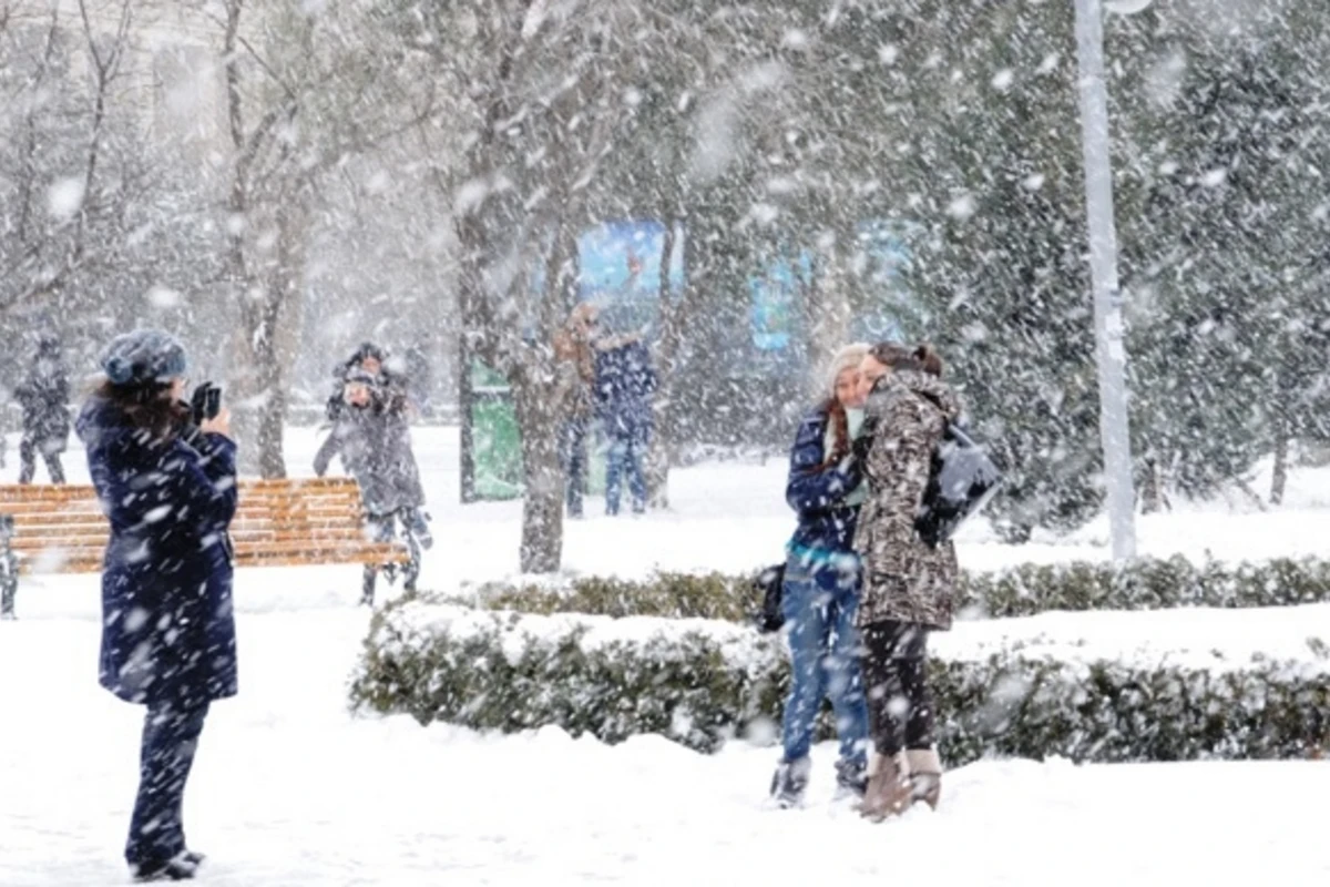 Hava xəbərdarlığı: Bakıya qar yağacaq, 3° şaxta olacaq