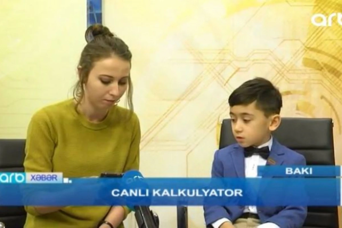 6 yaşlı azərbaycanlı canlı kalkulyator - Uşağın İNANILMAZ BACARIĞI - (VİDEO - FOTO)