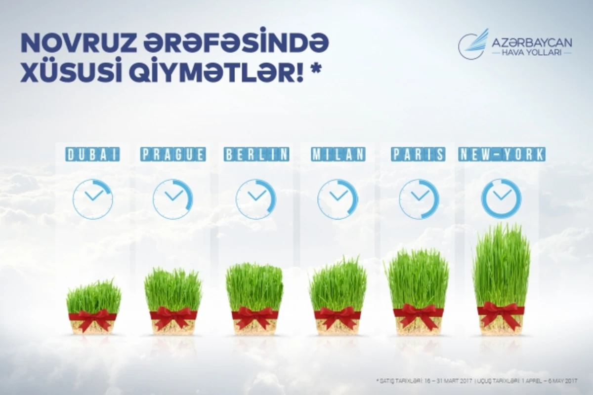 AZAL Novruz bayramı müddətində yaz aksiyası barədə elan edir