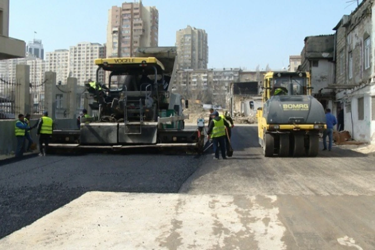 Sovetskiyə asfalt-beton örtük döşənir – VİDEO / FOTO