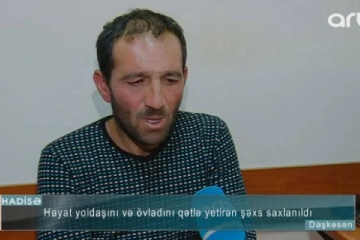 6 dəfə evli olan kişi arvadını və körpəsini öldürüb ağladı: Araqdan içib vurdum - VİDEO - FOTO