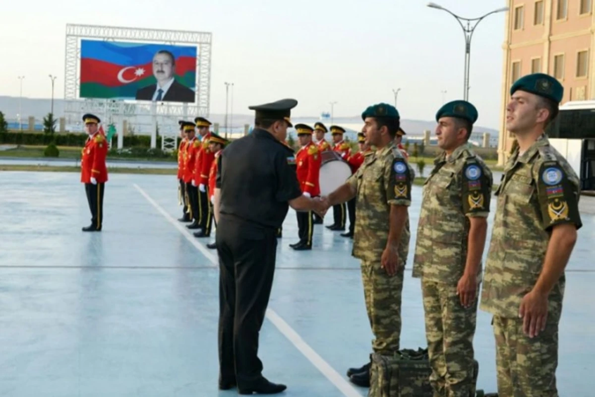 Azərbaycan sülhməramlılarının bir qrupu Əfqanıstana yola salınıb - FOTO