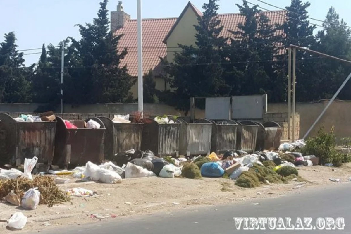 Bakının zibil dərdi - FOTO