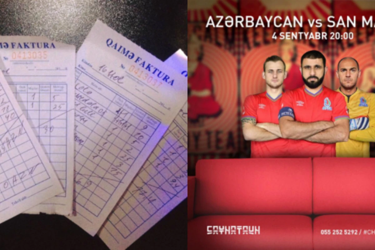 Azərbaycan yığması 5 qol vurdu, Çaynataun restoranı 100% endirim etdi (FOTO)