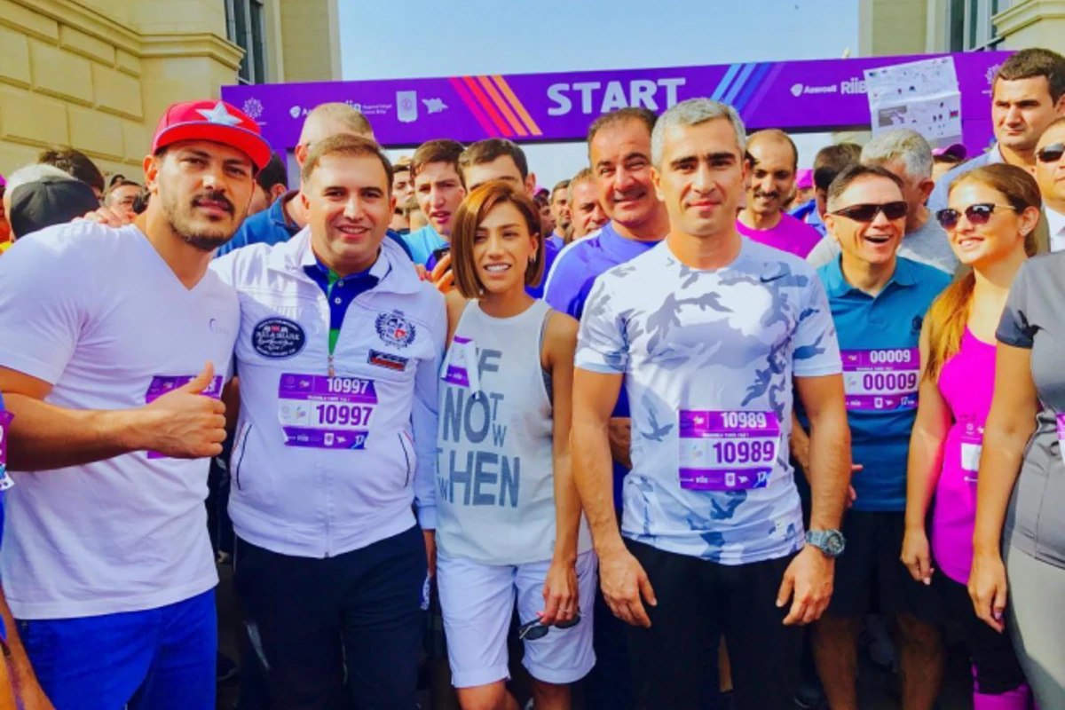 “Gəncə Marafonu-2017”: Zabit Səmədov, Mədət Quliyev, Röya sağlam həyat üçün bir arada (FOTO)