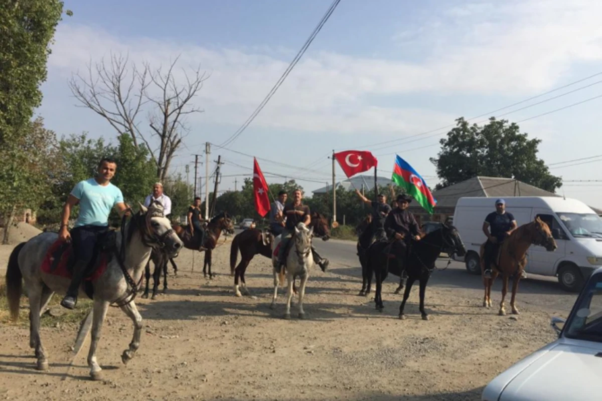 Gəncədə atlı yürüş – VİDEO/FOTO