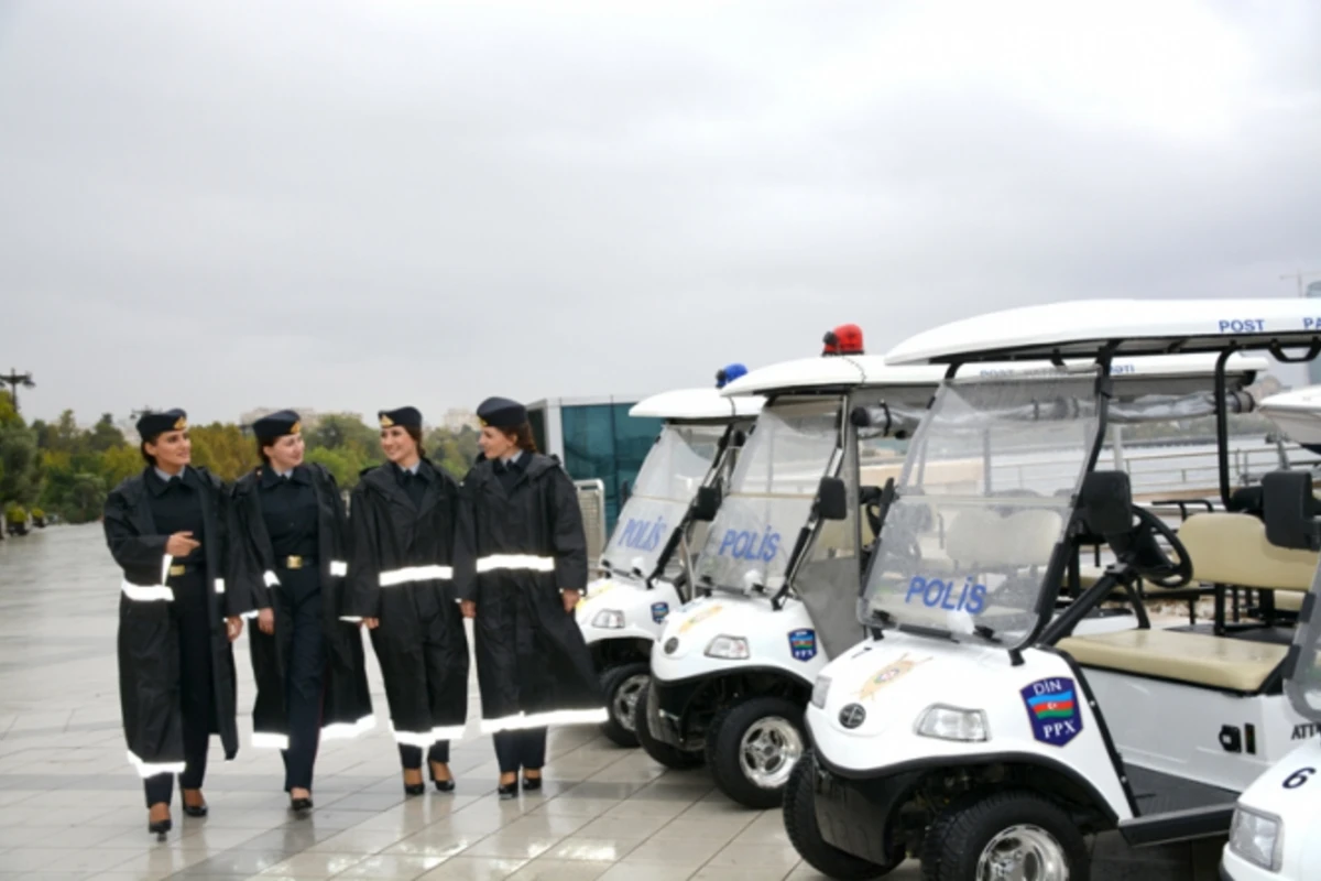 Bakıdakı Dənizkənarı Milli Parkda qadın polislər xidmətə başlayıb