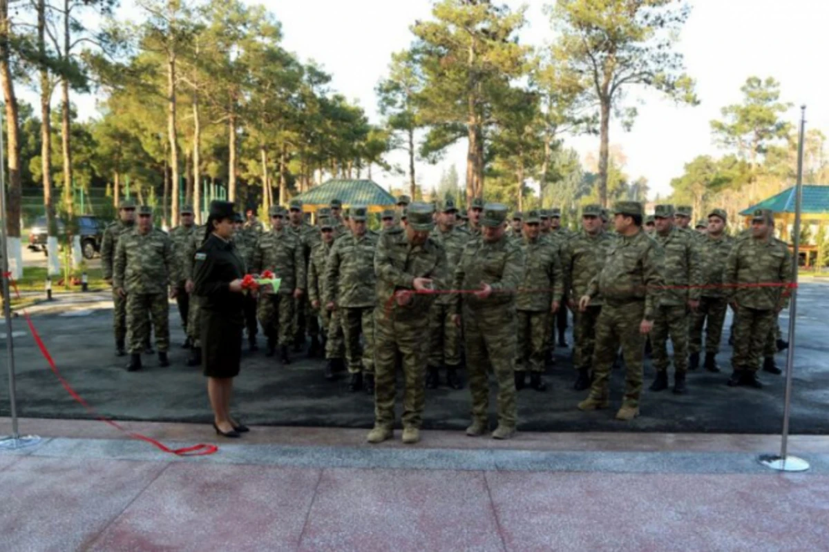 Cəbhə bölgəsində zabitlər üçün yaşayış kompleksi tikilib - FOTO