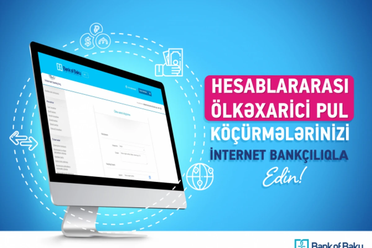 Bank of Baku-dan Sahibkarlara Banka yaxınlaşmadan hesablararası ölkəxaricinə pul köçürmə imkanı!