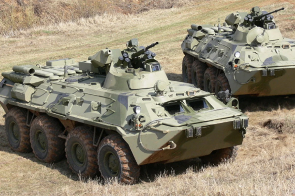 BTR-82A Əlahiddə Ümumqoşun Ordunun silahlanmasına daxil edilib