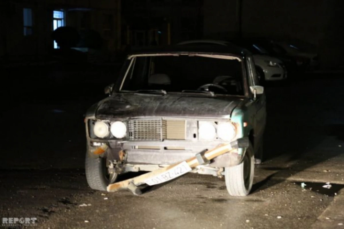 Abşeronda maşın gənc oğlanı vuraraq tanınmaz hala saldı (FOTO)