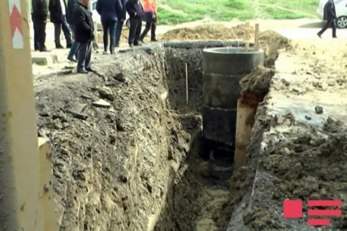 Şirvanda yol çöküb: binalar ciddi təhlükədə - FOTO