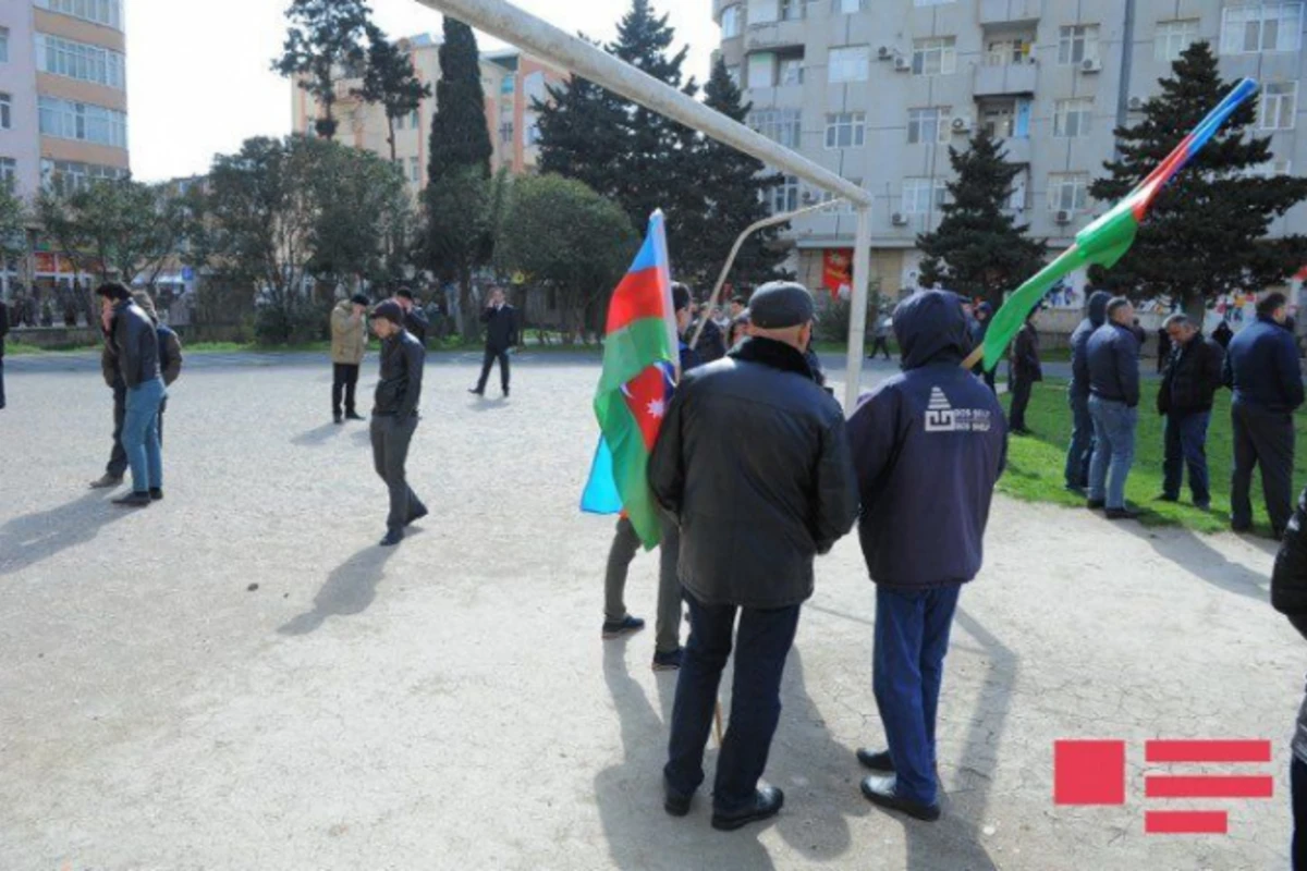 Milli Şuranın Bakıda keçirdiyi mitinqdə 1200 nəfər iştirak edib