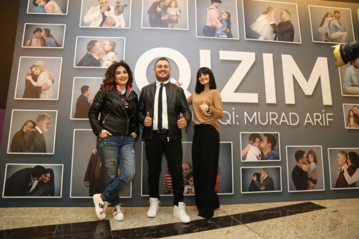 Murad Arif şou əhlini başına yığıb Qızım layihəsini təqdim etdi (FOTO)