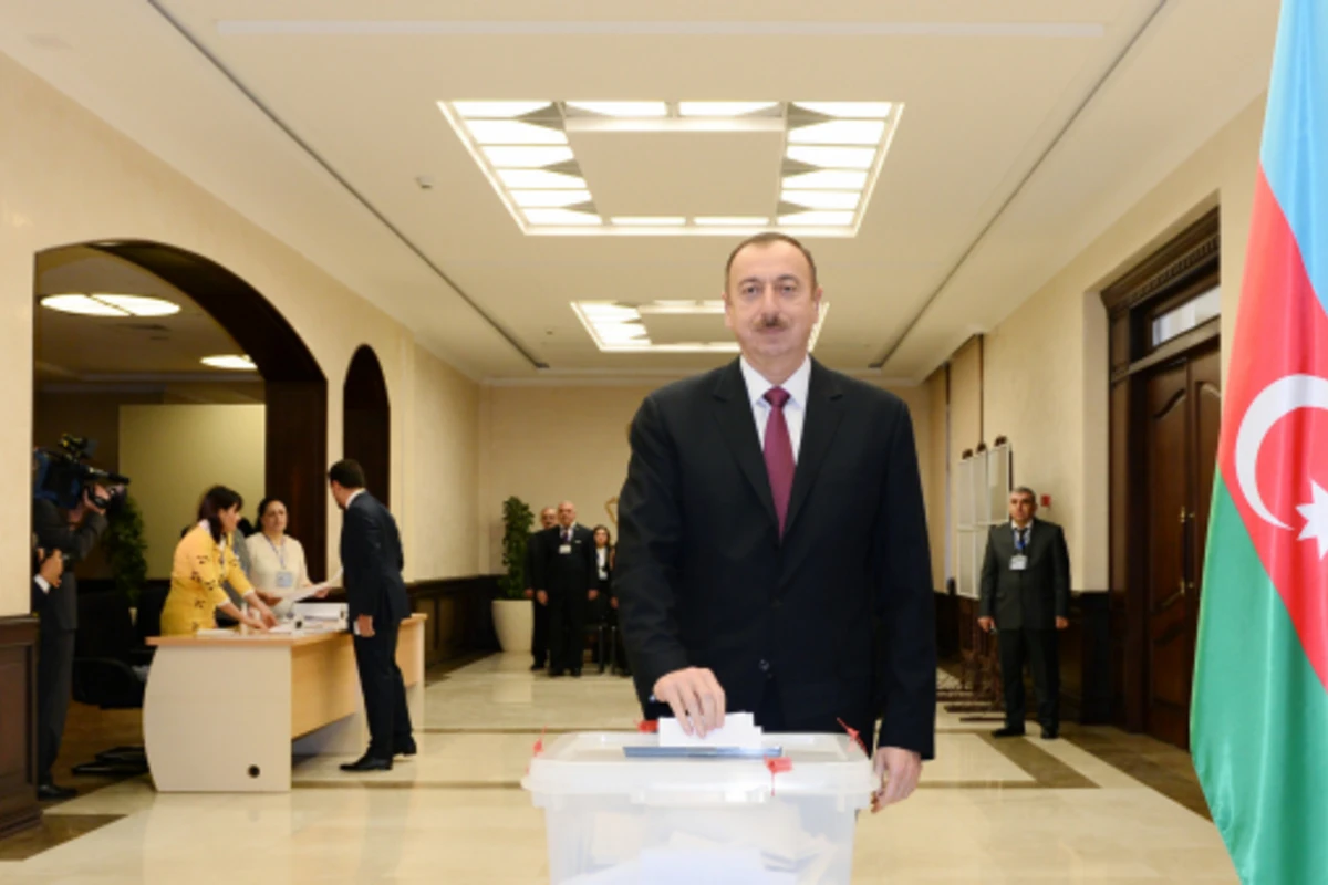 Prezident İlham Əliyev səs verib