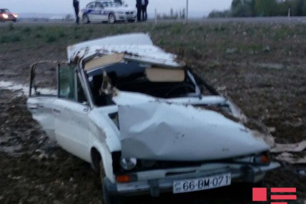 Yevlaxda ağır yol qəzası baş verib