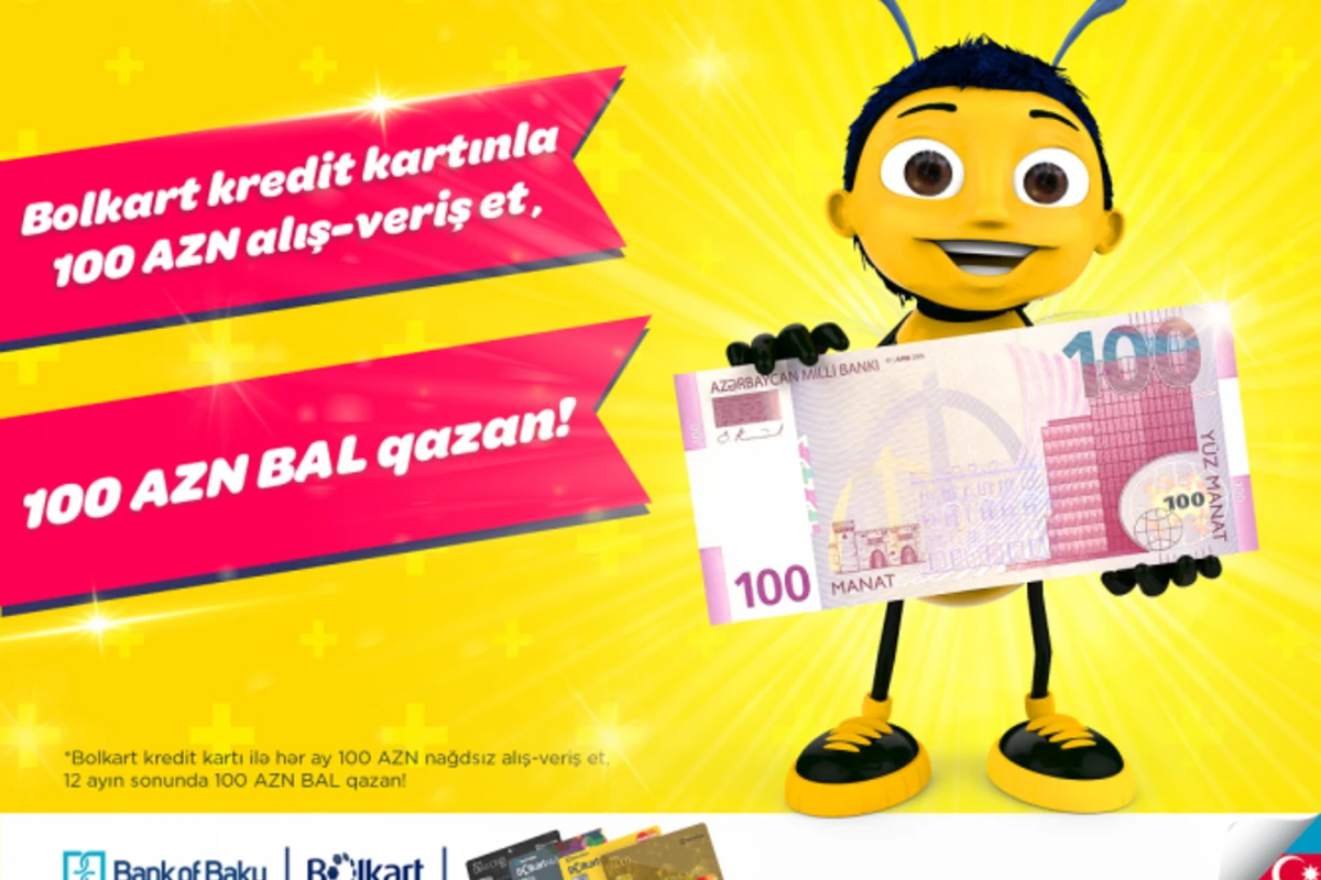 Bank of Baku-dan Bolkartlılara Cümhuriyyətin 100 illiyinə özəl 100% HƏDİYYƏLİ KAMPANİYA!