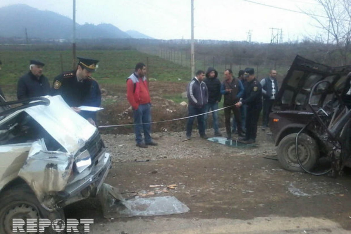 Goranboyda ağır yol qəzası: Ölən və yaralılar var