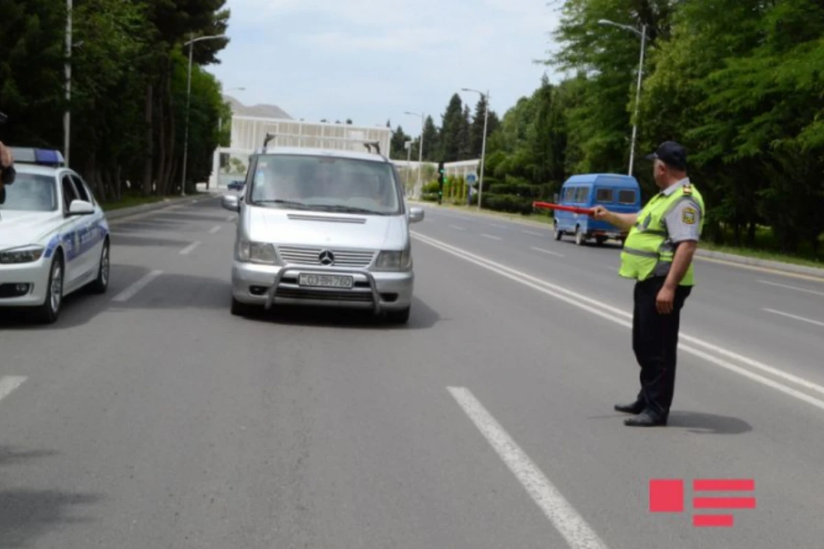 Yol polisi Mingəçevirdə reyd keçirib