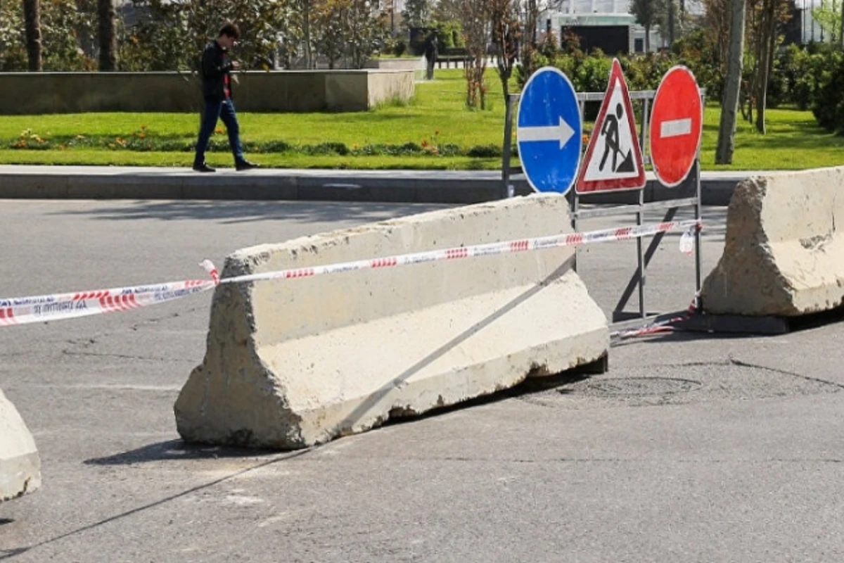 Bakının bəzi küçə və prospektlərində hərəkət məhdudlaşdırılıb