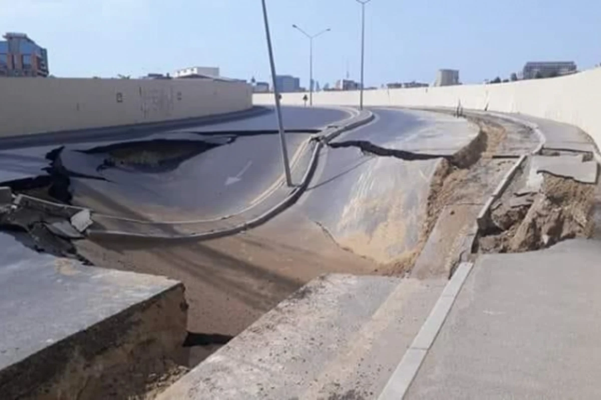 Bakı Metropolitenindən paytaxtdakı çökmə ilə bağlı AÇIQLAMA