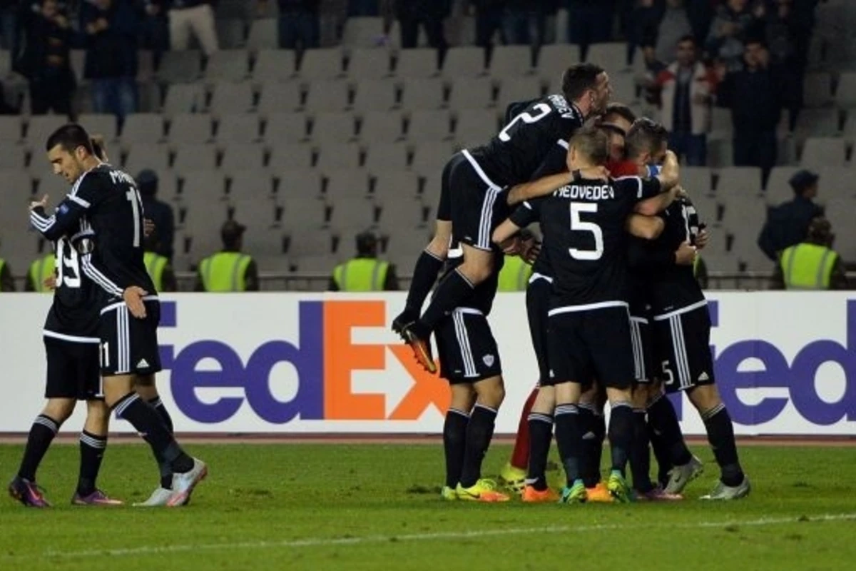 Qarabağ futbolçuları oyundan sonra qələbəni belə qeyd etdi (VİDEO)