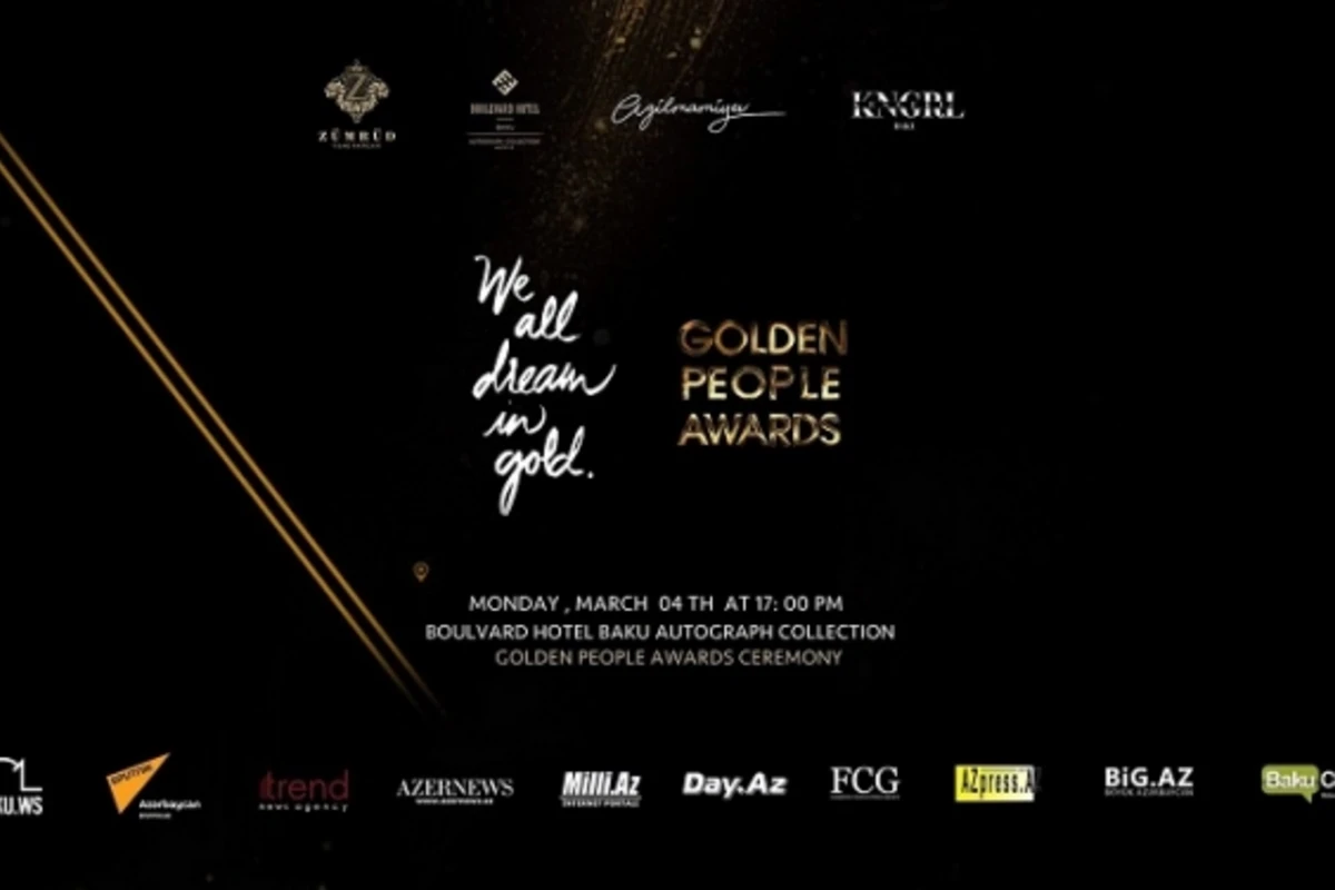 Bakıda ilk dəfə Golden People Awards keçiriləcək - FOTOLAR