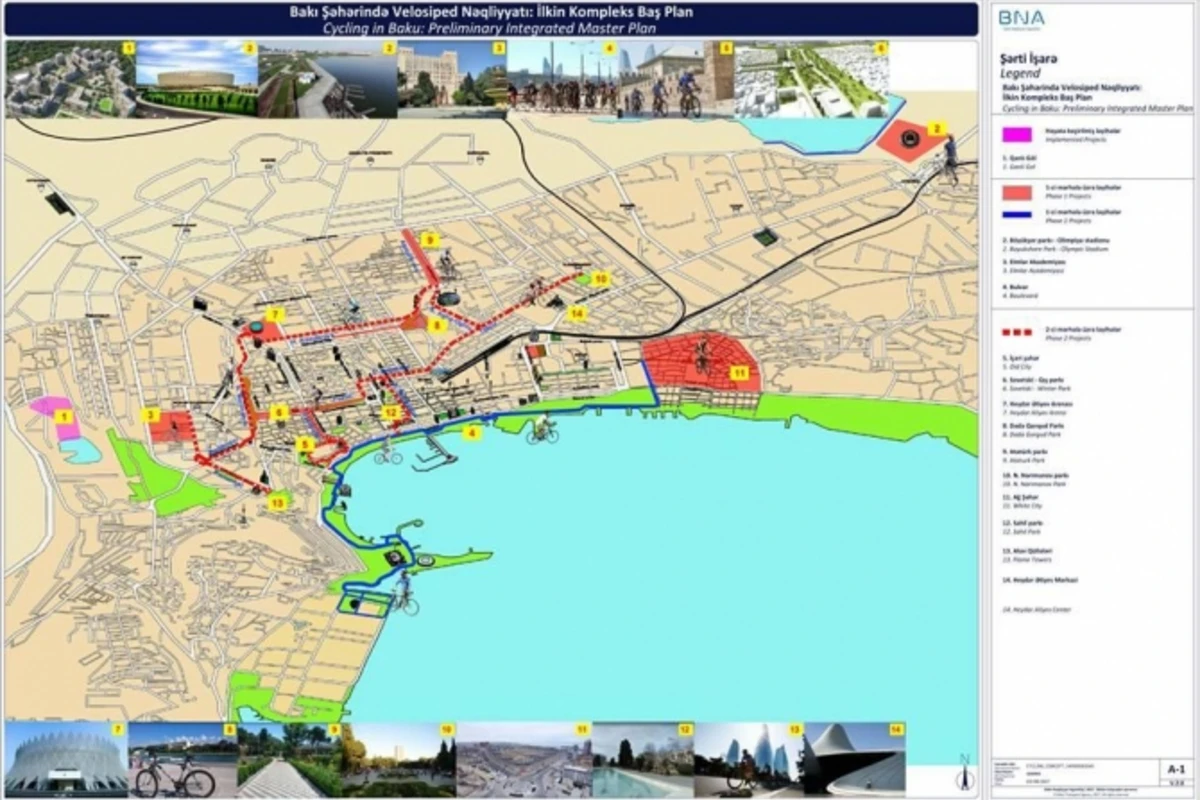 Bakının bu hissələrində velosiped yolları, zolaqlar yaradılacaq