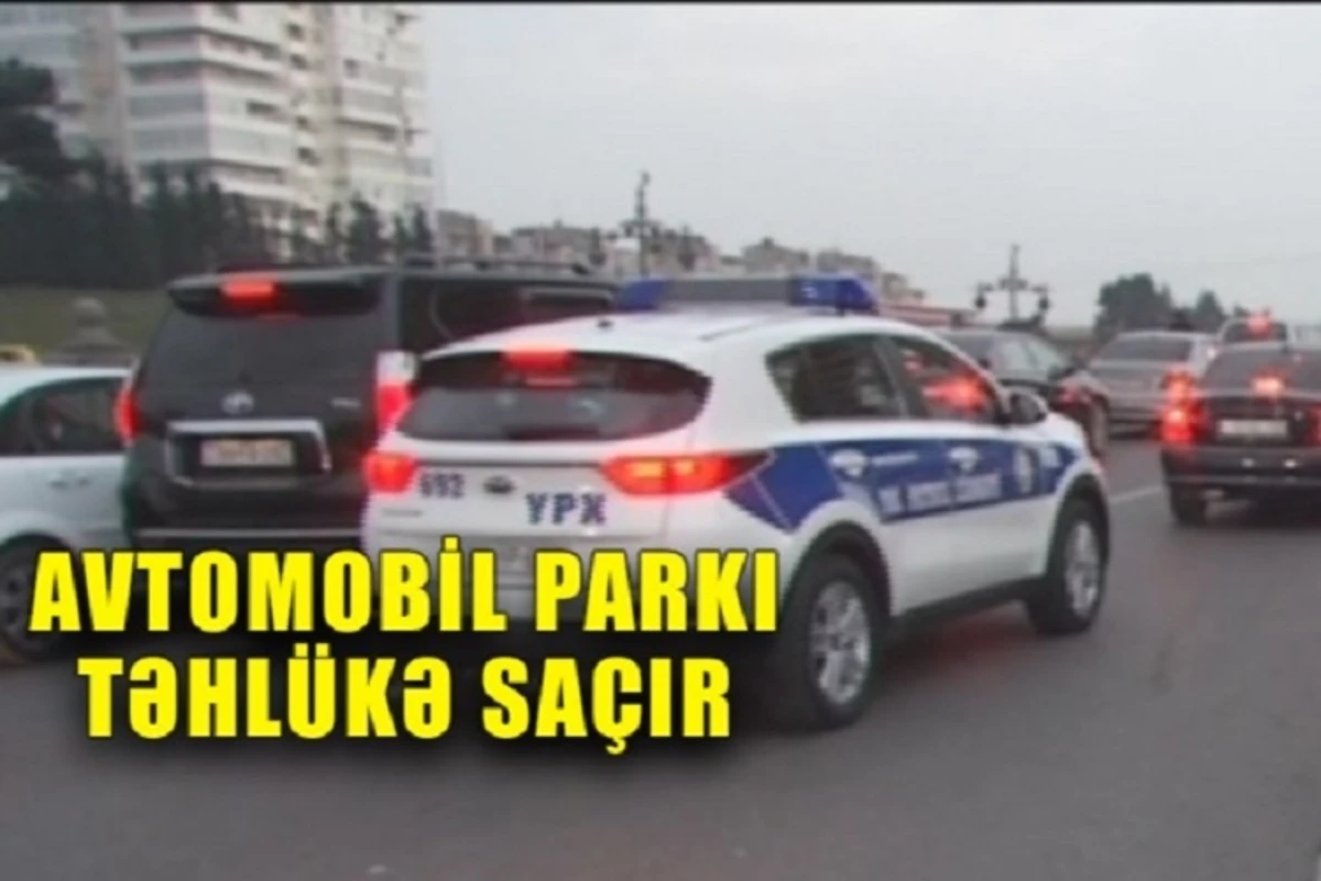 Avtomobil parkı təhlükə saçır - VİDEO