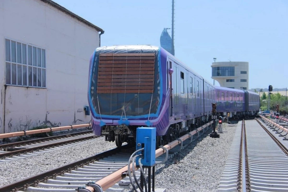 Metro üçün alınan yeni vaqonlar artıq Bakıdadır - FOTOLAR