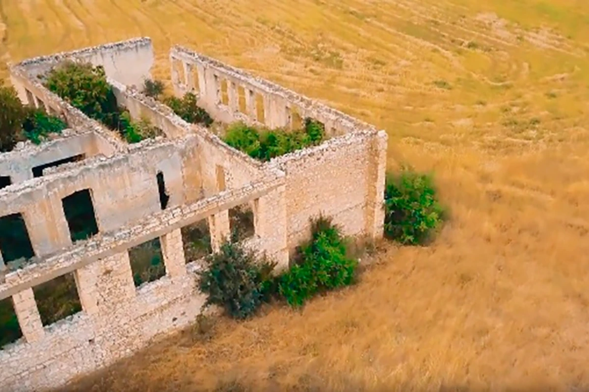 Ermənilər viran qoyduqları Ağdamın ən son şəkillərini yaydılar – Fotolar