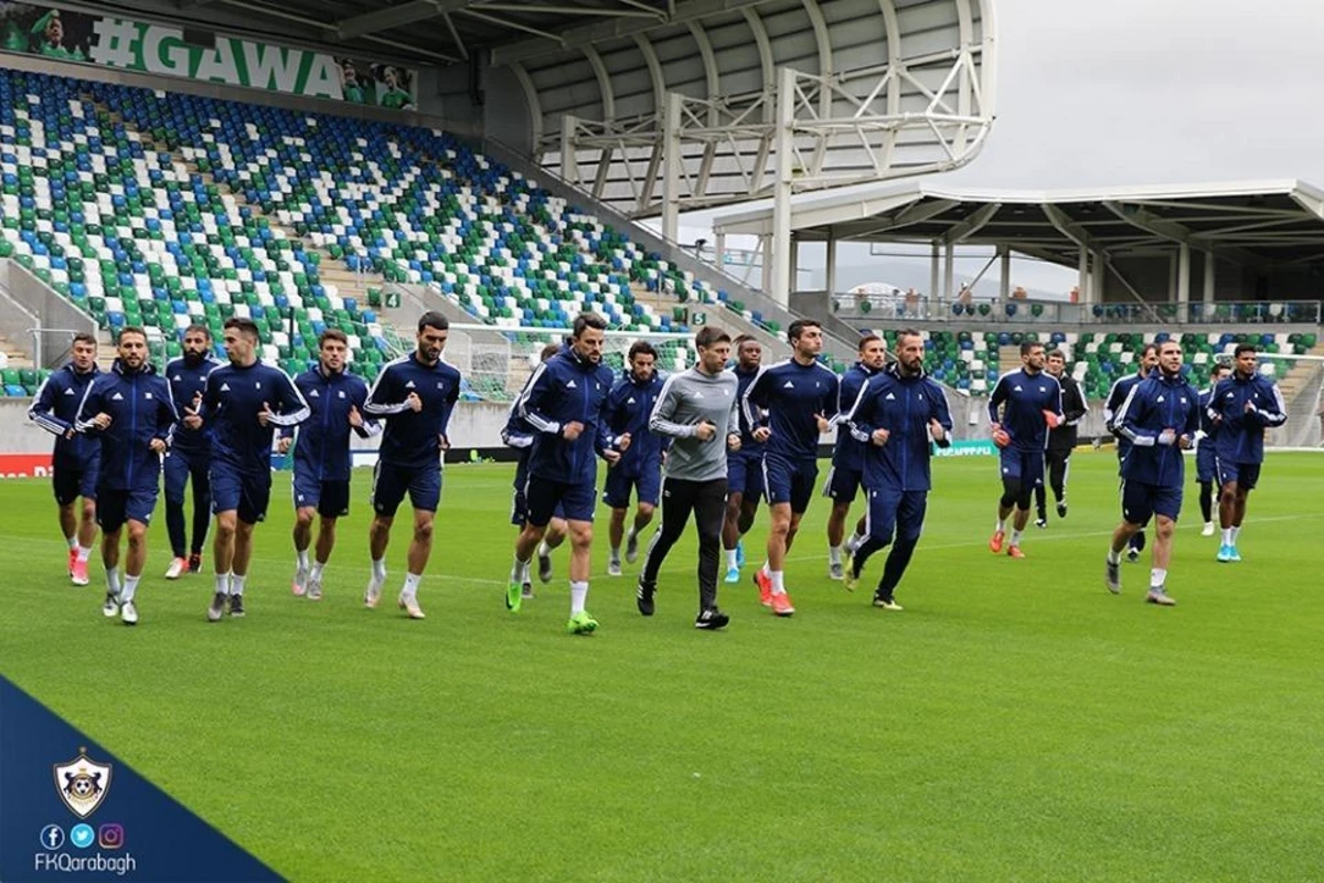 Qarabağın futbolçuları “Llinfild”lə oyuna belə hazırlaşıb - FOTO