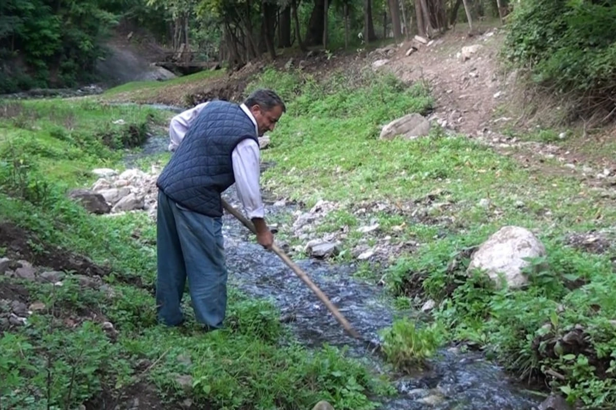 Düşmən çayın qarşısını kəsdi, kənd susuz qaldı - FOTO