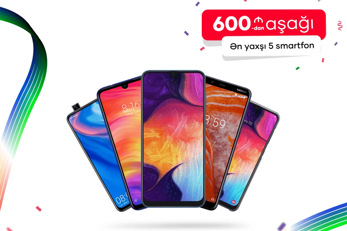 600 manatdan aşağı ən yaxşı 5 smartfon – NİYƏ İNDİ ALMAQ DAHA SƏRFƏLİDİR?