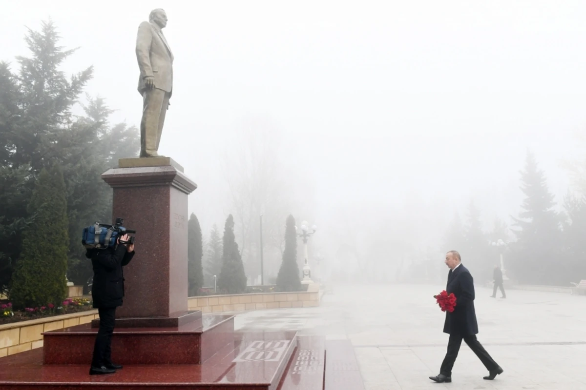 Prezident İlham Əliyev Şamaxı rayonuna səfər edib - FOTO